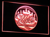 New York Mets (2) LED Neon Sign Electrical - Red - TheLedHeroes