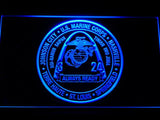 3rd Battalion 24th Marines LED Neon Sign USB - Blue - TheLedHeroes