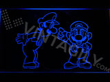 Mario & Luigi LED Sign - Blue - TheLedHeroes