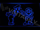 Mario & Luigi LED Neon Sign Electrical - Blue - TheLedHeroes