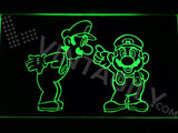 Mario & Luigi LED Neon Sign Electrical - Green - TheLedHeroes