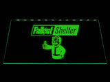 Fallout Shelter (2) LED Sign - Green - TheLedHeroes