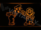 Mario & Luigi LED Sign - Orange - TheLedHeroes