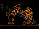 Mario & Luigi LED Neon Sign Electrical - Orange - TheLedHeroes