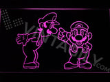 Mario & Luigi LED Neon Sign Electrical - Purple - TheLedHeroes