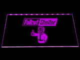 Fallout Shelter (2) LED Sign - Purple - TheLedHeroes