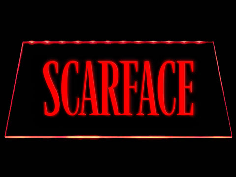 FREE Scarface LED Sign - Red - TheLedHeroes