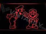 Mario & Luigi LED Neon Sign Electrical - Red - TheLedHeroes