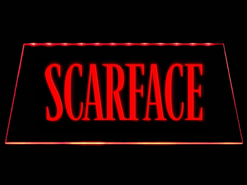 Scarface LED Neon Sign USB - Red - TheLedHeroes