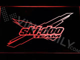 Ski-doo Team LED Neon Sign USB - Red - TheLedHeroes