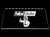 Fallout Shelter (2) LED Sign - White - TheLedHeroes