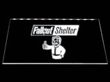 Fallout Shelter (2) LED Neon Sign USB - White - TheLedHeroes