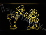 Mario & Luigi LED Sign - Yellow - TheLedHeroes