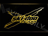 Ski-doo Team LED Neon Sign Electrical - Yellow - TheLedHeroes