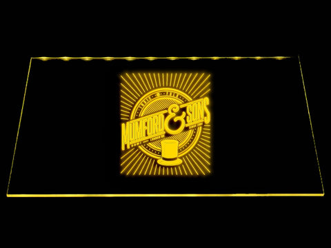 Mumford and Sons LED Neon Sign USB - Yellow - TheLedHeroes