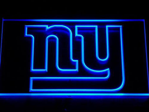 New York Giants (2) LED Neon Sign USB - Blue - TheLedHeroes