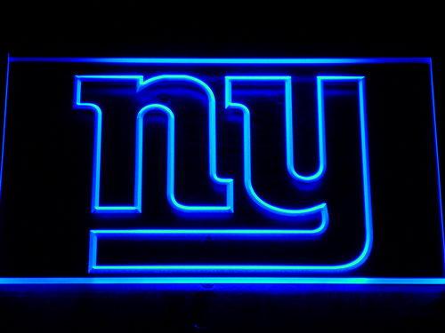 New York Giants (2) LED Neon Sign Electrical - Blue - TheLedHeroes