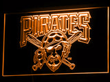 FREE Pittsburgh Pirates (2) LED Sign - Orange - TheLedHeroes
