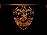 3rd Battalion 25th Marines LED Neon Sign Electrical - Orange - TheLedHeroes