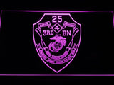 3rd Battalion 25th Marines LED Neon Sign Electrical - Purple - TheLedHeroes