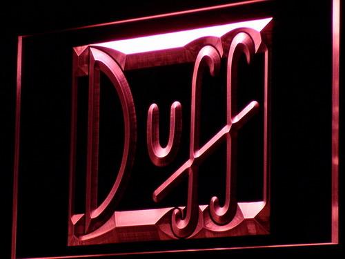 Duff LED Neon Sign Electrical - Red - TheLedHeroes