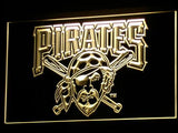 Pittsburgh Pirates (2) LED Neon Sign Electrical - Yellow - TheLedHeroes