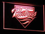 San Diego Padres (2) LED Neon Sign Electrical - Red - TheLedHeroes