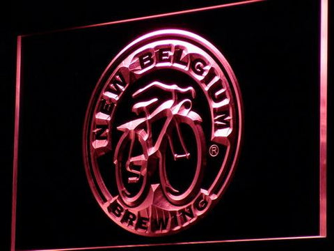 New Belgium Brewing LED Neon Sign USB - Red - TheLedHeroes