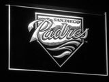 San Diego Padres (2) LED Neon Sign USB - White - TheLedHeroes