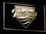 San Diego Padres (2) LED Neon Sign Electrical - Yellow - TheLedHeroes