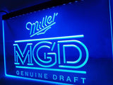 Miller MGD LED Neon Sign Electrical - Blue - TheLedHeroes