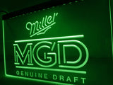 Miller MGD LED Neon Sign Electrical - Green - TheLedHeroes