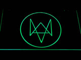 Watch Dogs Logo LED Neon Sign USB - Green - TheLedHeroes