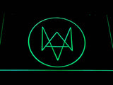 FREE Watch Dogs Logo LED Sign - Green - TheLedHeroes