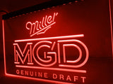 Miller MGD LED Neon Sign USB - Red - TheLedHeroes
