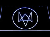 Watch Dogs Logo LED Neon Sign USB - White - TheLedHeroes