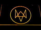 Watch Dogs Logo LED Neon Sign USB - Yellow - TheLedHeroes