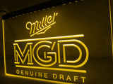Miller MGD LED Neon Sign USB - Yellow - TheLedHeroes
