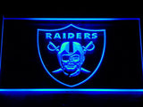 FREE Oakland Raiders LED Sign - Blue - TheLedHeroes