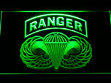 United States Army Rangers LED Neon Sign Electrical - Green - TheLedHeroes