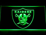 FREE Oakland Raiders LED Sign - Green - TheLedHeroes