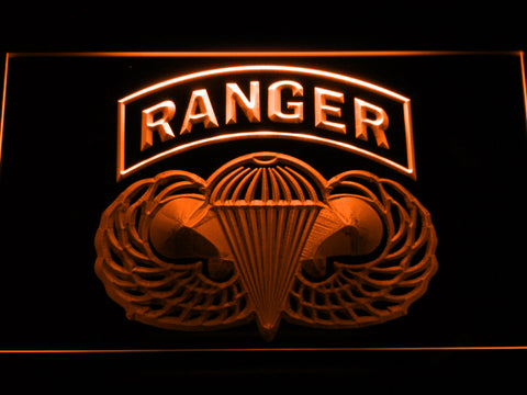 FREE United States Army Rangers LED Sign - Orange - TheLedHeroes