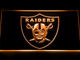 FREE Oakland Raiders LED Sign - Orange - TheLedHeroes