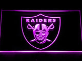 FREE Oakland Raiders LED Sign - Purple - TheLedHeroes