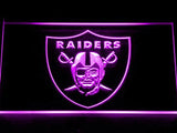 Oakland Raiders LED Neon Sign USB - Purple - TheLedHeroes