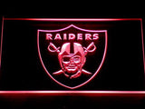 Oakland Raiders LED Neon Sign USB - Red - TheLedHeroes