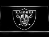 Oakland Raiders LED Neon Sign USB - White - TheLedHeroes