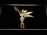 Disney Tinkerbell Peter Pan LED Neon Sign USB - Yellow - TheLedHeroes