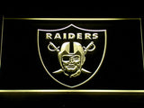 FREE Oakland Raiders LED Sign - Yellow - TheLedHeroes