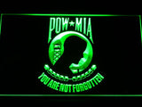 National League of Families POW/MIA LED Neon Sign USB - Green - TheLedHeroes
